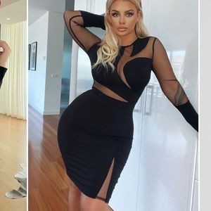 NWT Fashion Nova Black Dress